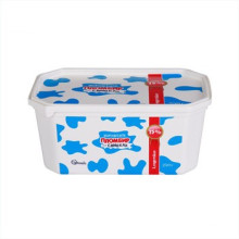 Caja de contenedores de envasado recipientes de plástico Copa de helado al por mayor